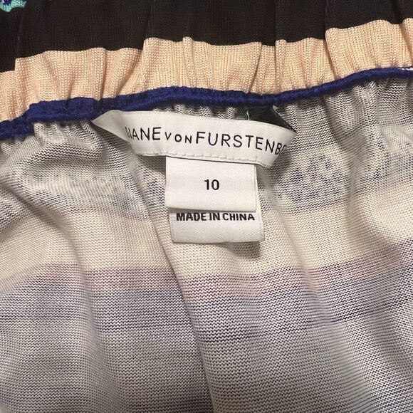 Diane Von Furstenberg Miranda Silk Romper Size 10 - Picture 8 of 12